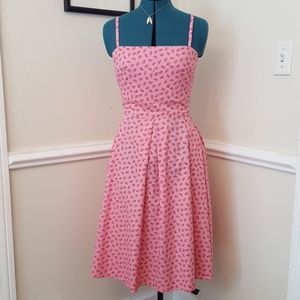 Cynthia Rowley flirty pink dress 8